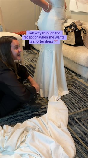 Transforming Your Wedding Dress for the Reception