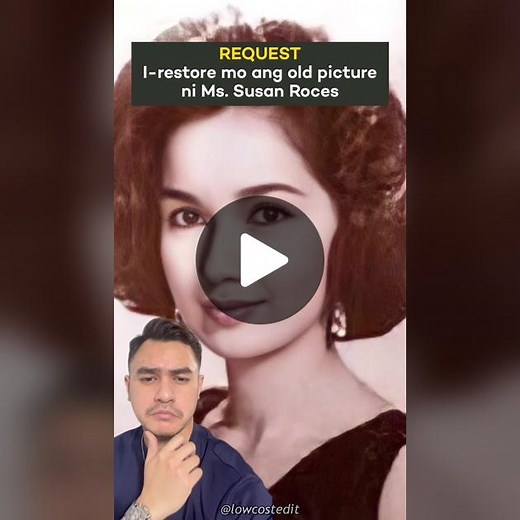 Susan Roces Young Photos Transformation | Old Photo Restoration