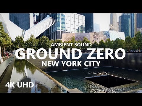Ground Zero Memorial 9/11 | New York City (walking tour) 4K UHD
