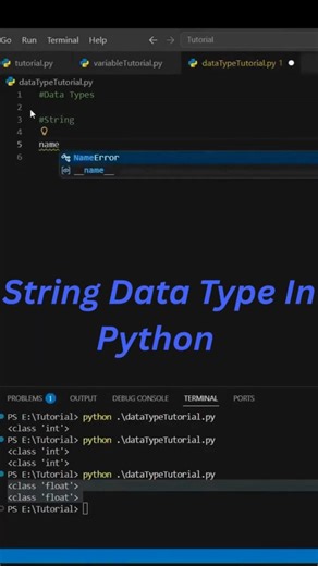 How To check String Data Type In Python #viral #4kedit #shortvideo #youtubeshorts #trending