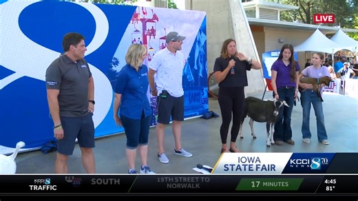 KCCI's Ben Kaplan tries goat yoga at the Iowa State Fair! Catch KCCI live at the fair tomorrow and Friday at 4:30 p.m. on the MidAmerican Energy stage. | KCCI