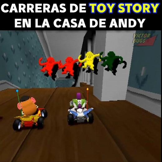 153K views · 2.2K reactions | #retrogaming #retrogaming #retrogames #retrovideogames #playstationgames #playstation El juego se llama Toy Story Racer | Victorbugs | Facebook