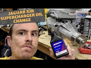 Jaguar XJR Supercharger Oil Change