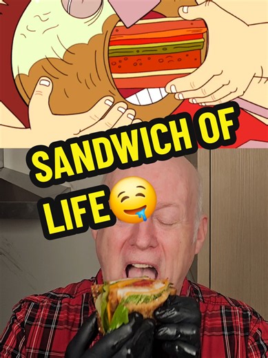 Sensai's Lifesaving Sandwich Beats Death With A Bite!🥪 #regularshow #rigby #mordecai #benson #cartoonetwork