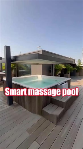 Sunripple Aquatics US on Instagram: "Stop wasting the empty space in your home! Install a massage hot tub so you can enjoy a relaxing bath and massage whenever you want.#springpool #spapool #jacuzzi #massagepool #homepool smartpool gardenpool heatpool homedecor smartjacuzzi"