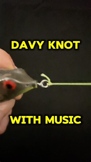 Davy knot in seconds with music from the eagles #fishing #shorts #education
