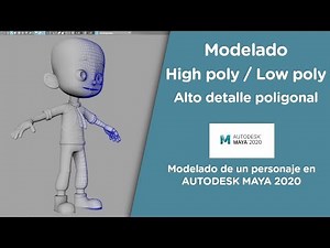 14- Modelado de un personaje en MAYA 2020 / Modelado high poly / Alto detalle poligonal