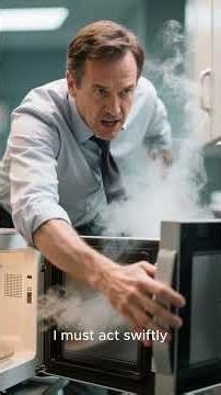 Microwave Beeps… and He Goes FULL Superhero Mode