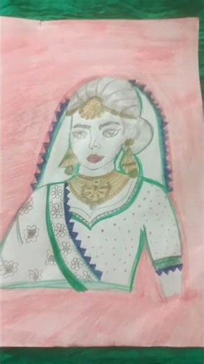 bridal drawing #art #bride #sketching #dulhan