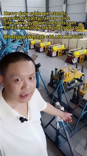 Heavy duty cable reel stands, premium quality, factory price