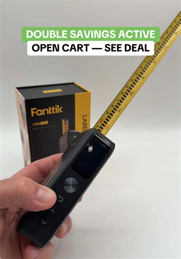 This Fanttik M100 Apex combines a digital laser measurer and tape measure in one compact tool, making quick and accurate measurements easy for projects around the house. #tiktokshopholidayhaul #TikTokShopCreatorPicks #fanttik #fanttikNewArrivals #tools SHOP OFFERS MAY CHANGE PROMO SUBJECT TO AVAILABILITY