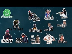Funniest stickers WA ll stiker lucu whatsApp 2025