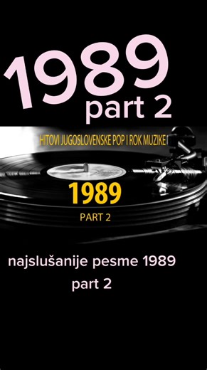 #1989 #80s #hitovi #exyu #exyuhitovi #exyumuzika #muzika #music #balkanmuzika #balkanmusic #balkan #poprocks #jugoslavija #yugo