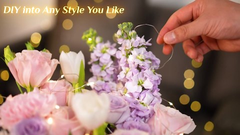 Lakumu LED Fairy Lights Battery Operated, Rechargeable Twinkle Lights with Timer, Mini LED String Lights for Bedroom, Christmas, Wedding, Table Decor (5M/16FT Warm White)