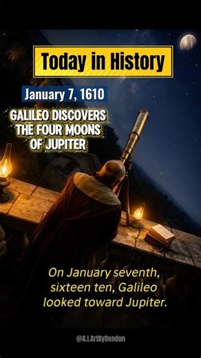 The Night the Universe Changed (1610) #Astronomy #Universe #SolarSystem