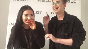 2.4K views | by Oliver Plunkett St Social Media Specialists @jakemeehanmua & @renee_noelle_ SHOP ONLINE AT WWW.INGLOT.IE 69 Face & Body Liquid Illuminator 95 Under Eye Concealer 106 Beautifier 403 HD Pressed Powder 74 Bronzer 507, 511 HD Sculpting Powders 52 Soft Sparkler 854 Lip Liner 91 Sleeks Cream Gloss Flash Lash Effect Mascara | INGLOT | Facebook