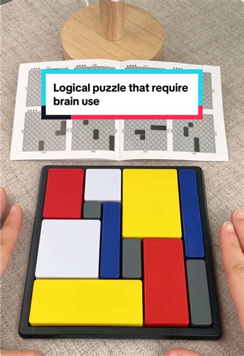 It is very important for children to exercise logical thinking and concentration.#fyp #montessori #puzzle #braingame #toys