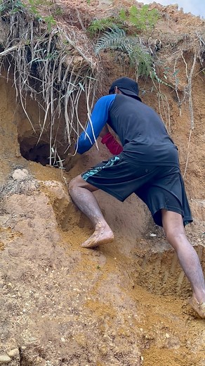 4.1M views · 10K reactions | The process of extracting gold on a hillside #digginggold #mencariemas #goldprospecting #goldhunter #treasurehunts #mininggold | Arsenio Gold Hunting | Facebook