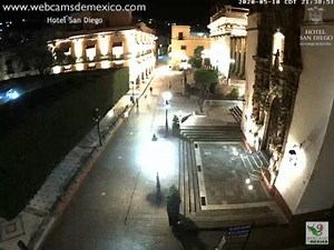 Buenas noches desde Guanajuato, así luce la ciudad esta noche. #QuédateEnCasa En vivo vía Hotel San Diego Guanajuato | webcamsdemexico