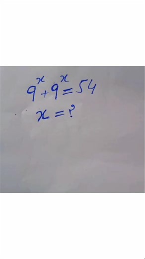 Only 1% Can Solve This Exponential Equation 😱 #math #short #mathshort