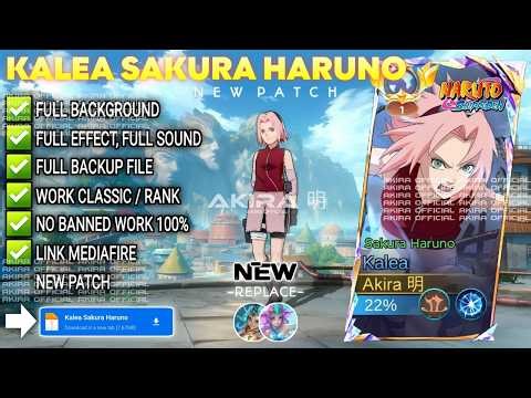 ‎UPDATE Script Skin Kalea Sakura - Sakura Haruno No Password | Full Effect Voice | Patch Terbaru