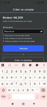 je vous donne les codes de mon compte Roblox