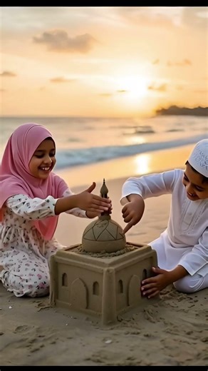 Beutiful mosque made with sand 🕋✨🕌 #ai #shorts #trending