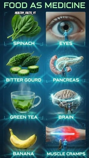 Food as Medicine | How Daily Foods Support Specific Organs #healthfacts #foodasmedicine