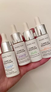 Reveal your most radiant skin with our Clinical Solutions® Boosters! 🌞✨ [Video description: Model showcases the Clinical Solutions® Boosters against a white background.] — Dévoilez votre plus belle peau avec nos Dynamisants Clinical Solutions® ! 🌞✨ [Description de la vidéo: Le mannequin présente les Dynamisants Clinical Solutions® contre un fond blanc.] | Mary Kay Canada