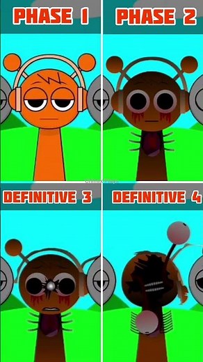 Incredibox Sprunki Definitive Phases 1-4 Of Oren #incredibox #sprunkimod #gaming #gameplay #shorts