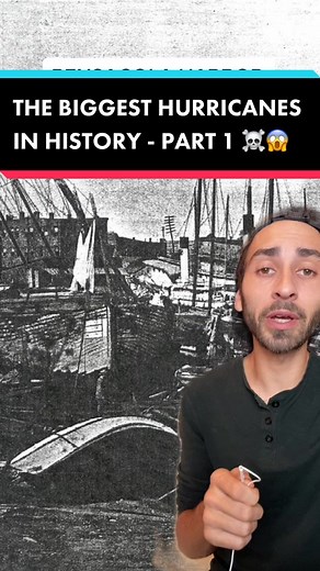 The Biggest Hurricanes in History - Part 1 #history #historybuff #storm #weather @hurricaneseason