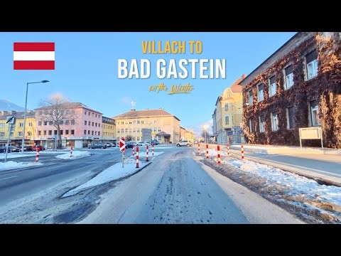 Winter Drive in Austria 🇦🇹 | Villach to Bad Gastein Scenic Alpine Road Through the Austrian Alps |