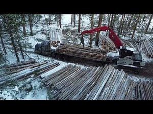 Loading Them Logs With Link Belt 3740