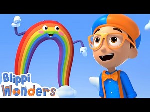 Learns Rainbow Colors! | Blippi Wonders | Learning Videos For Kids | Education Show For Toddlers