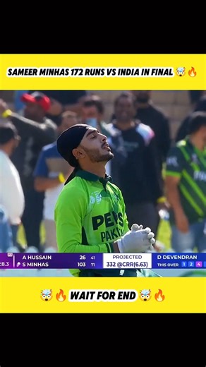 Sameer Minhas DESTROYS India in the Final 😱 | 172 Runs | Unreal Knock