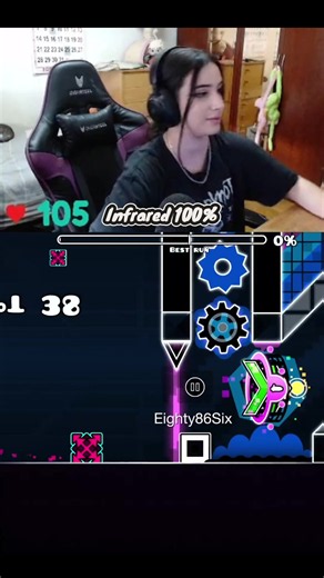 Fluke del 63 y Astral Infrared — Giron 100% Geometry Dash (Insane Demon)