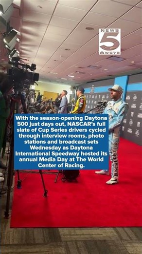 NASCAR kicks off Speedweeks with 2026 Daytona 500 media day interviews