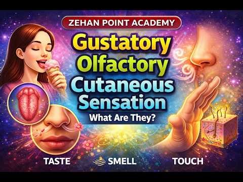 gustatory,olfactory and cutaneous sensation
