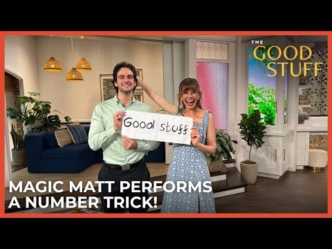 Magic Matt Performs 3 Amazing Tricks | The Good Stuff with Mary Berg