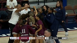 Highlights: Windham defeats Stonington 52-38 in the Eastern Connecticut Conference DII girls' basketball final. Freshman Zoee Robins had 13 points and was named Most Outstanding Player. | GameDay - Connecticut Sports