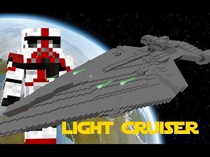 Star Wars Rebels "Imperial Light Cruiser" in Minecraft 1:1 + Download
