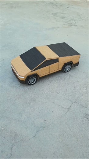 Diy remote control tasla car cardboard 🚗 #car #shorts