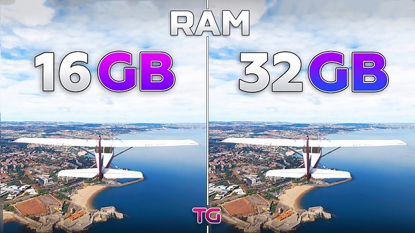 Microsoft Flight Simulator 2024 - 16GB RAM vs 32GB RAM