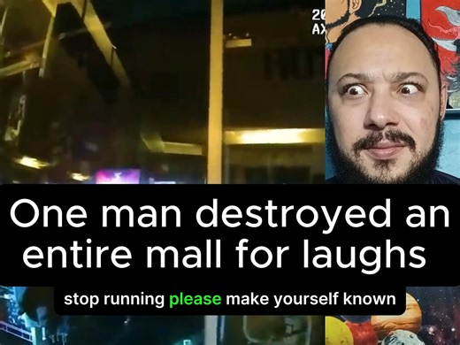 One man destroyed an entire mall for laughs Reaction by ClapBack React, George H and Network Media | ClapBack React