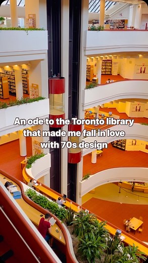 Anne Vranić on Instagram: "The iconic 1977 Toronto Reference Library should be on every bibliophile (and archi-lover’s) bucket list 📚 #torontolife #tpl #toronto #torontoblogger #bibliophile #booklover #librariesofinstagram"