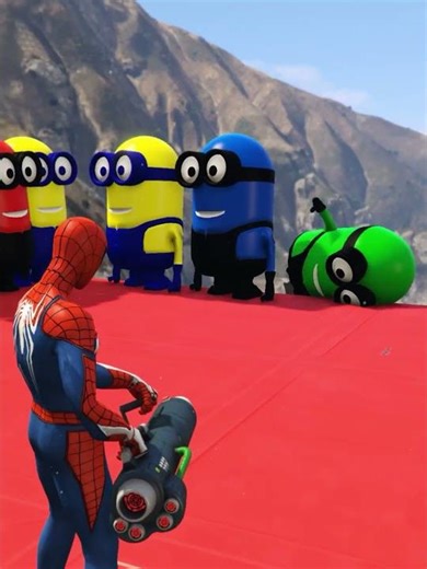 Epic Spider-Man Ragdoll Fails in GTA 5! 😆 #FunnyMoments #SpiderMan #gta5