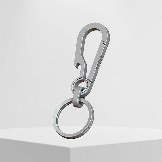 Ultralight Titanium Carabiner Keychain Durable Clip Bottle Opener Minimalist Keychain Key Clip Quick Release Hooks Key Ring - 55x22 Cm - Etsy