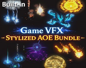 Unity Game VFX - Stylized AOE Bundle(Built-in) by Eric Wang_Unity VFX Artist