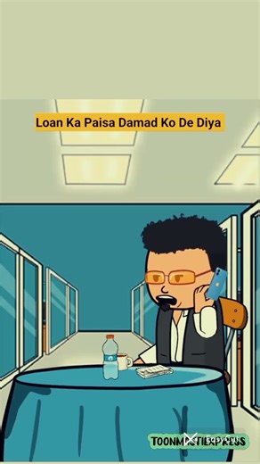 Loan Ka Paisa Damad Ko De Diya 😂 || Cartoon Video|| Chintu Mintu Cartoon #funnyvideo #comedyshorts
