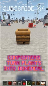 How to use COMPOSTERS to make AUTOMATIC BONEMEAL! | Redstone with PsiVolt #minecraft #redstone
